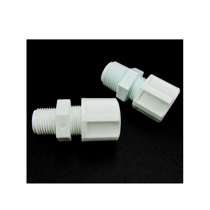 China Good Price Pipe Fitting PP External teeth direct to the head PPH male connectors origin