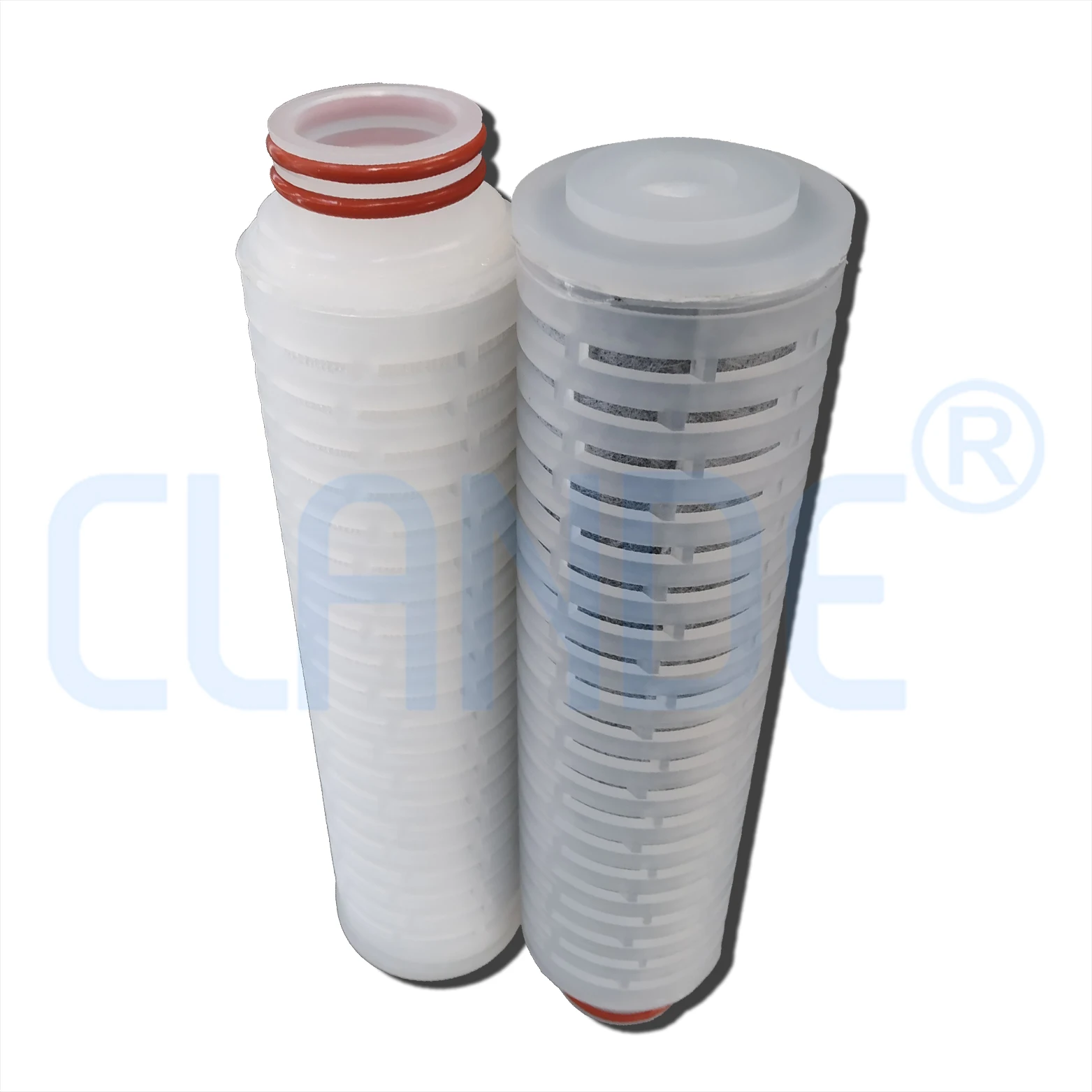 PP/Pes/Ptfe Membrane Pleated Filter Cartridge For Water Treatment