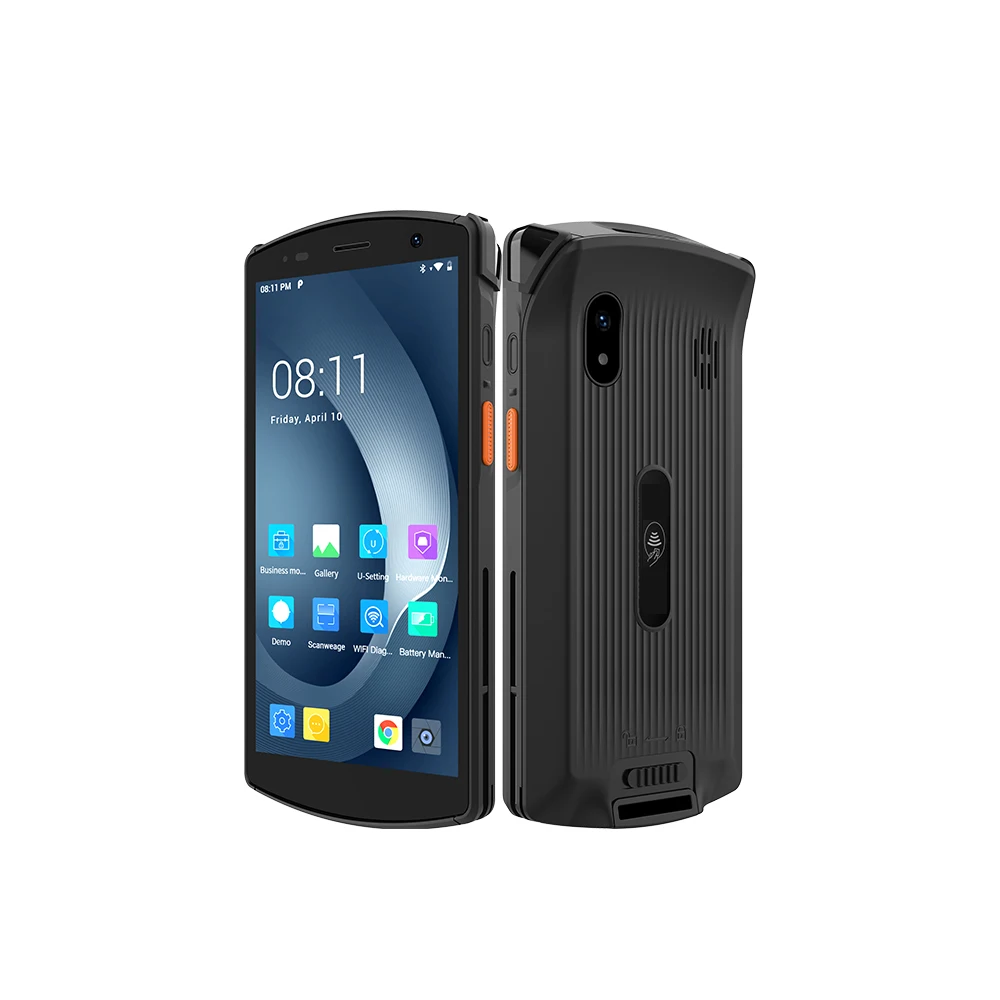 Android 12 handheld wireless industrial mobile rfid rugged 2d 1d barcode reader scanner pda