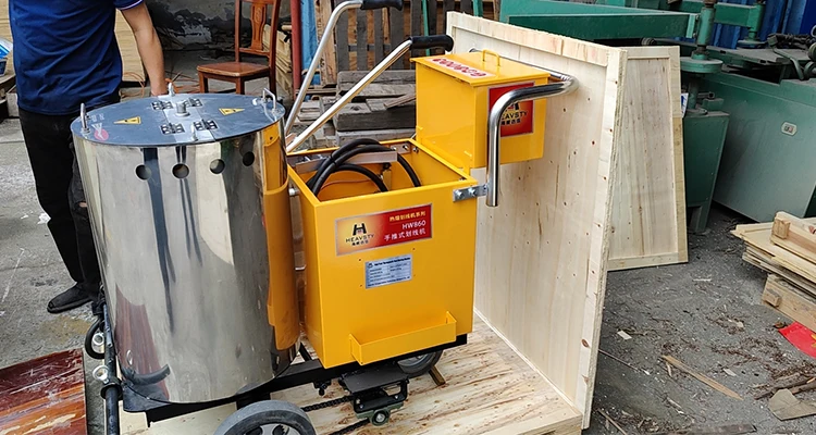 Traffic paint lines equipment road tracking marking line paint machine