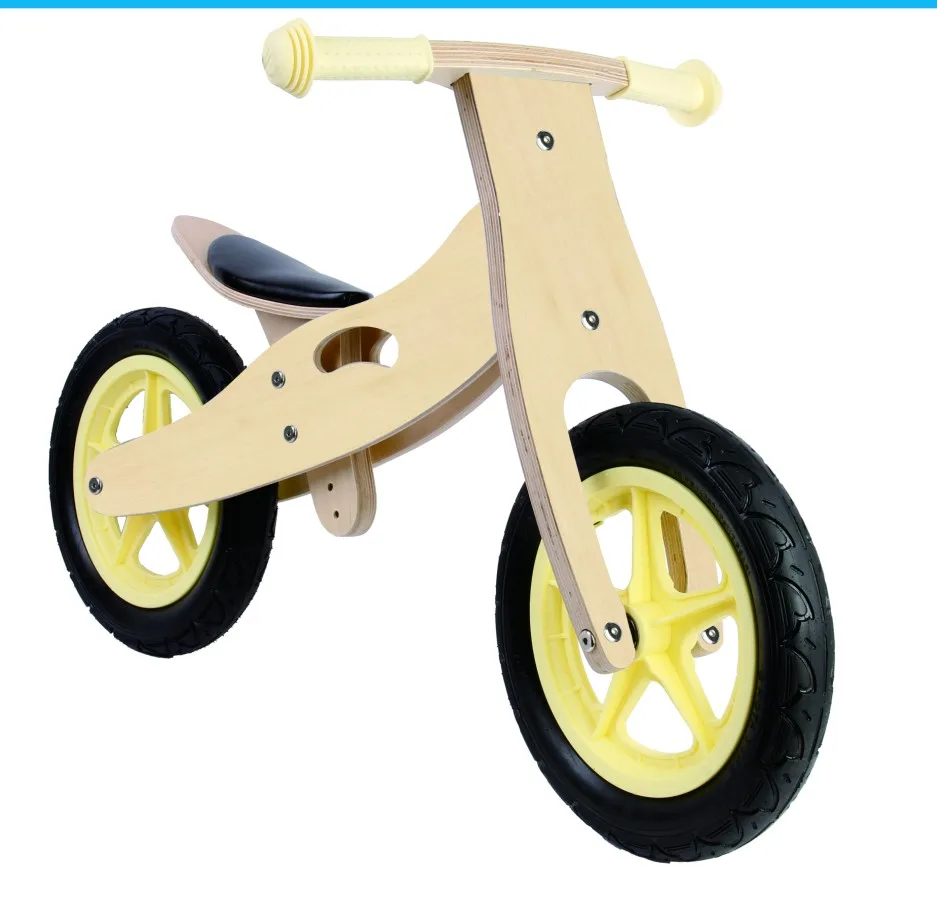 Holyking high quality balance learning wooden kids push bike without pedals  bike balance