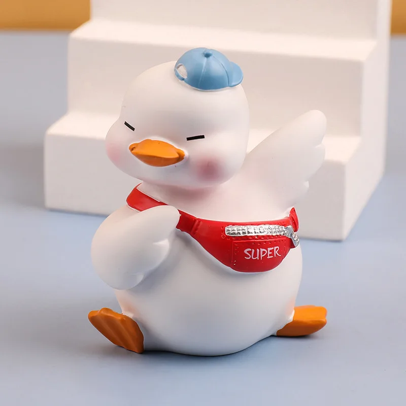 Декоративная полимерная желтая утка Momo креативная Милая забавная мультяшная кукла подарок для МОМО утки штора декоративная шкатулка