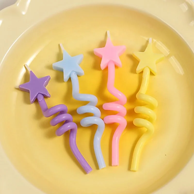 Heart Shaped Birthday Celebration Candles Party Favors for Wedding Easter or Home Decoration Perfect Souvenir