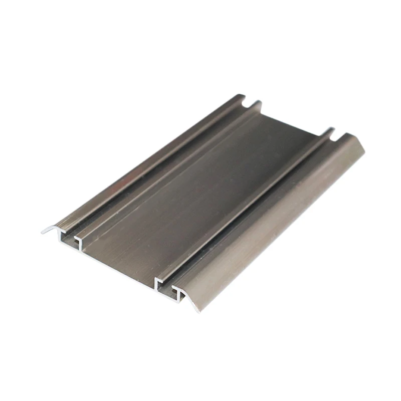 kitchen cabinet  furniture aluminium profile sandblasting anodized silver aluminum