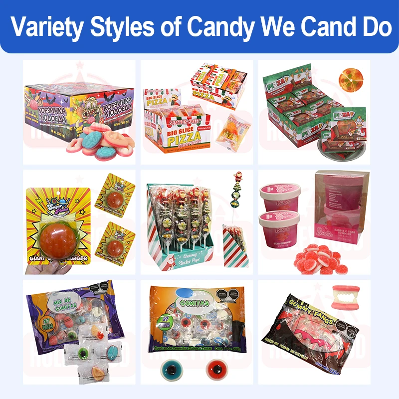 Holeywood Tablet Candy 7g Watermelon Flavored Fruity-Sweet-Sour Yogurt-Milk Cartoony Patterns Bulk Bag Box Bottle Halal