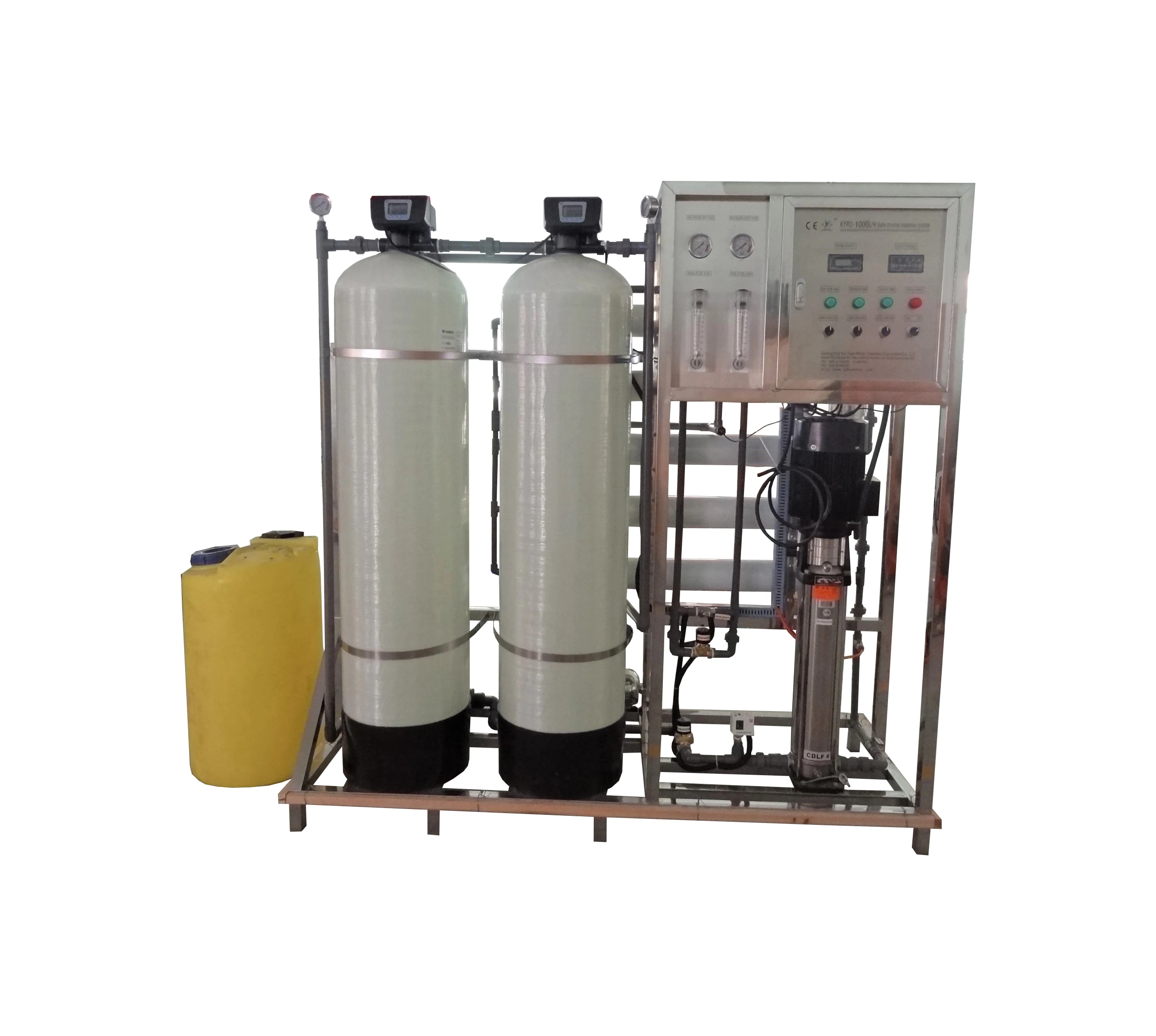 XJY ro 1000l/h Solar Bore Well Water Reverse Osmosis Treatment Plant Brackish Water Desalination Machine