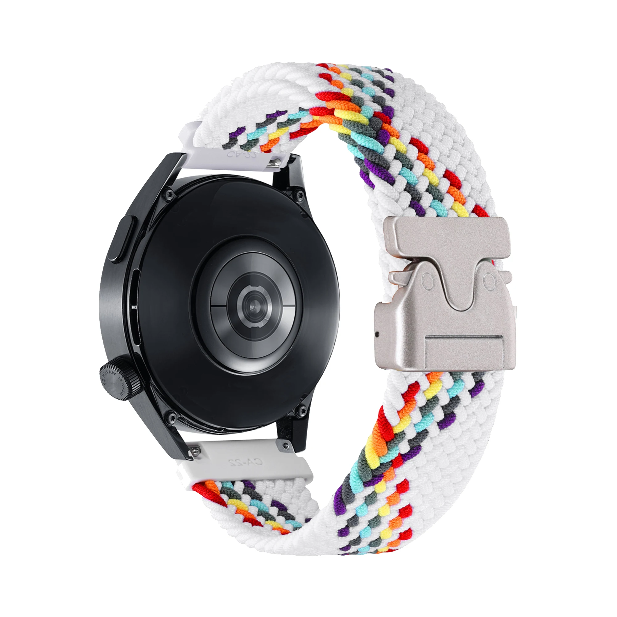 Parachute buckle woven strap for Samsung galaxy huwei nylon fabric 20mm 22mm watch bands universal bracelet