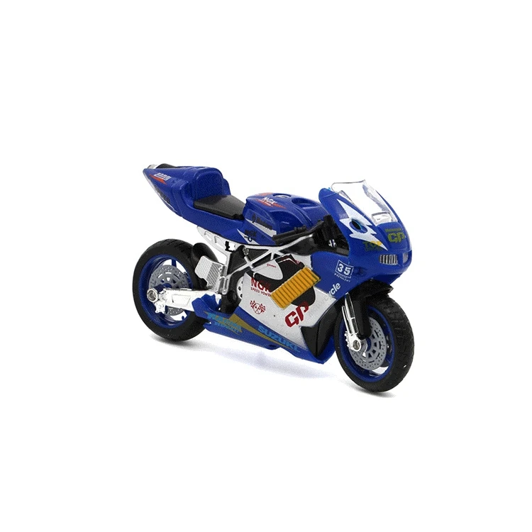 Wholesale Small Racing Model Car Toy Make a Sound Alloy Motorcycle for Kids Diecast PC Toys for Gifts and Promotions
