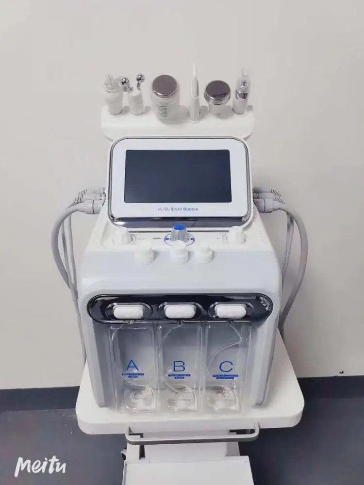 Deep Clean Dermabrasion Facial Oxygen H2O2 Small Bubble Beauty machine