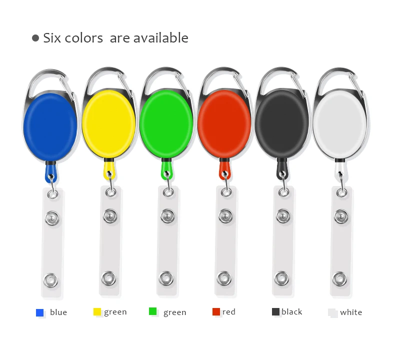 Retractable Badge Retractable ID Badge Reel YOYO Plastic Nurse Name Badge