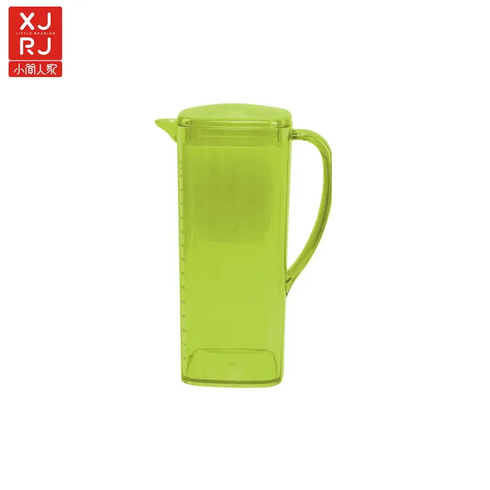 
factory direct sale 1500ml customizable transparent PS plastic water kettle 