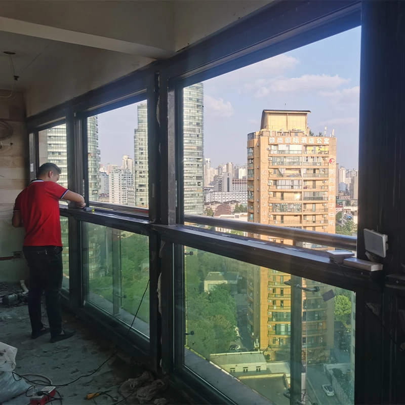 hot sale reasonable price electric lift balcony window to balcony