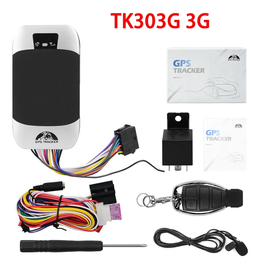 3G GPS-трекер для автомобиля GSM GPS-локатор TK303G TK303F водонепроницаемый IP66 пульт дистанционного управления отключением двигателя Geofence бесплатное