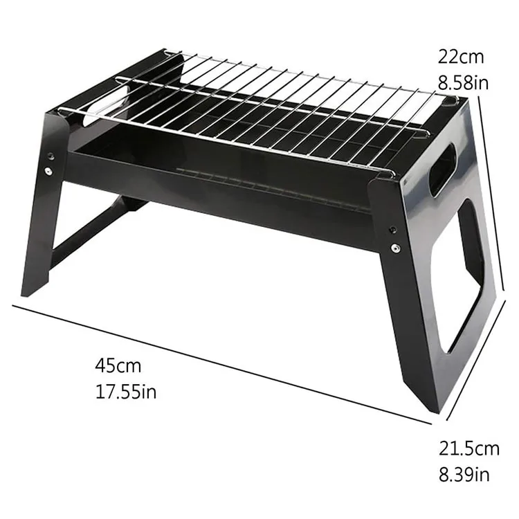 Wholesale Notebook BBQ grill Instant Foldable and Easy Portability Charcoal Grill
