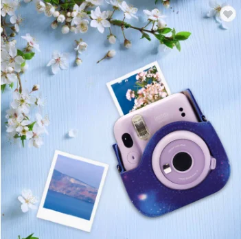 Lerp & White Film for Fuji Instax Mini 8/9 Camera Case Bag Starry Sky Style Backpack