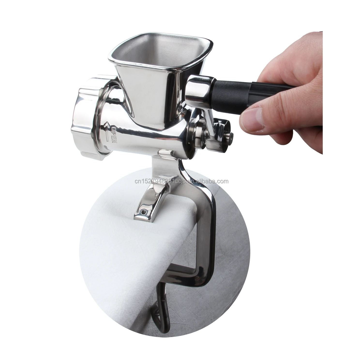 Лидер продаж на Amazon, ручная мясорубка из высококачественной нержавеющей стали 304, ручной размер 5, Кондитерская машинка для приготовления колбасок