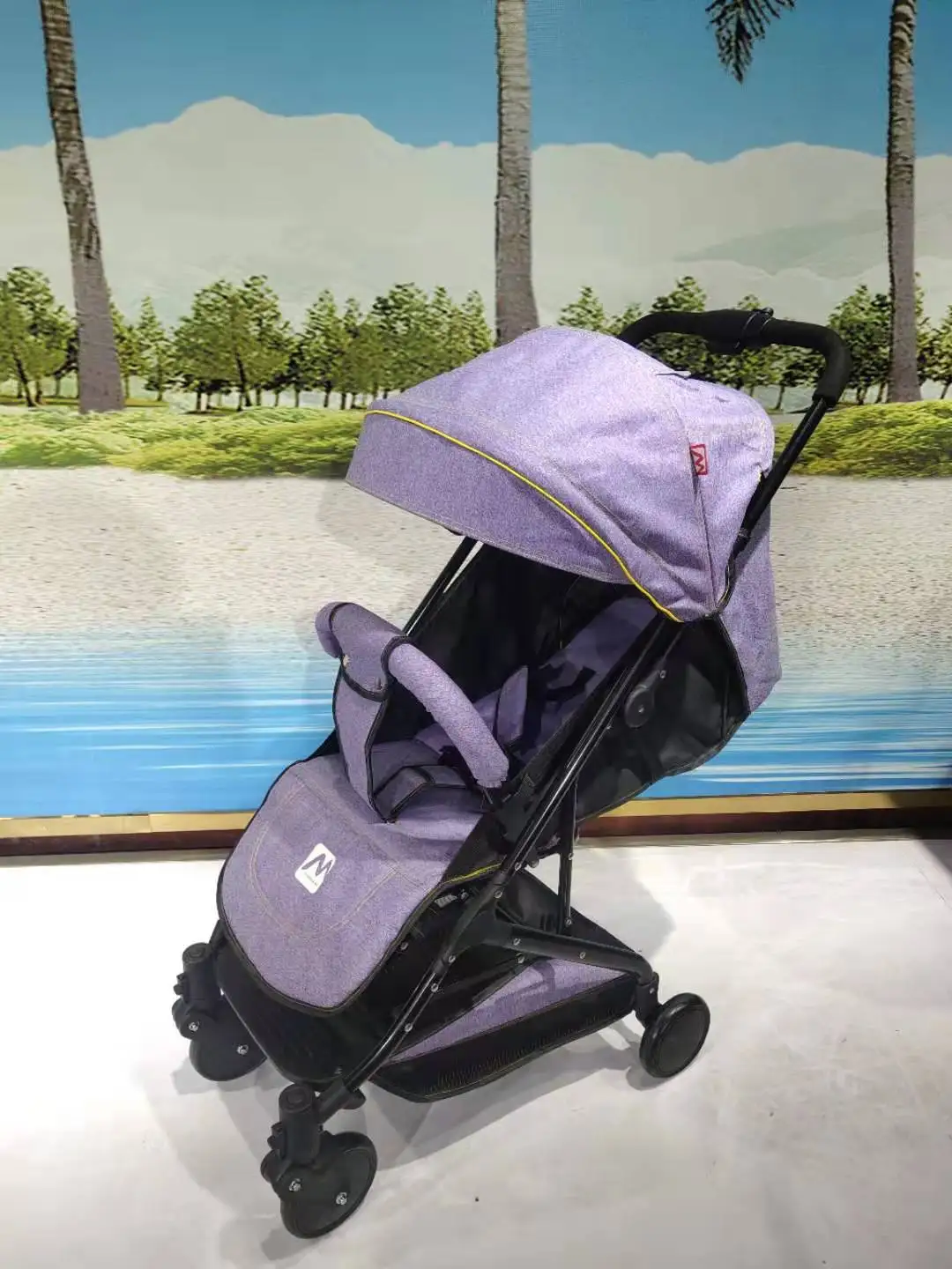 Customized Baby Stroller Rain Cover Travel stroller with two-way seat and four wheels
