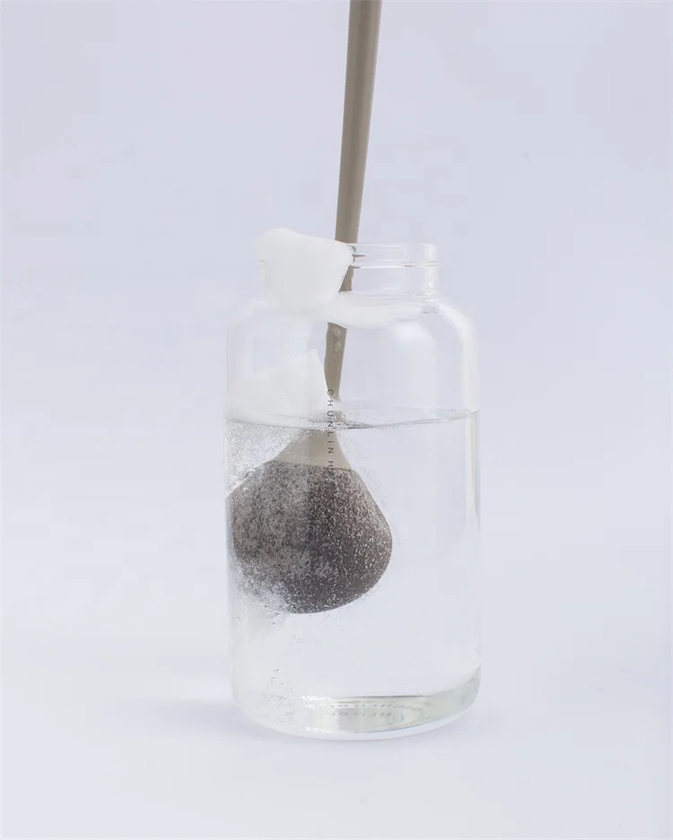 soft sponge material with long plastic handle  cleaning  bottle brush