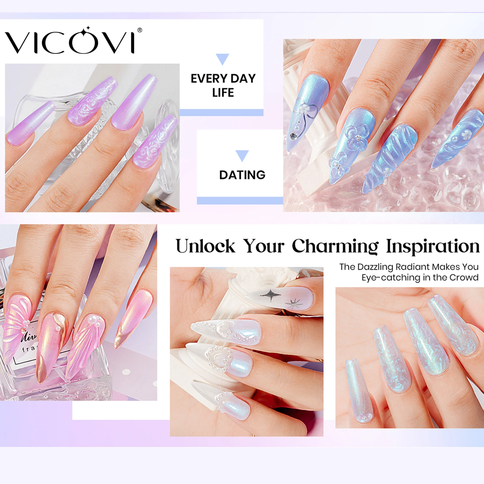 Wholesale 15ml 24 Colors Aurora Pearl Shell Texture Gel Uv Ongle Professionnel Uv Gel Polish Long Lasting Pearl Uv Gel Nail DIY