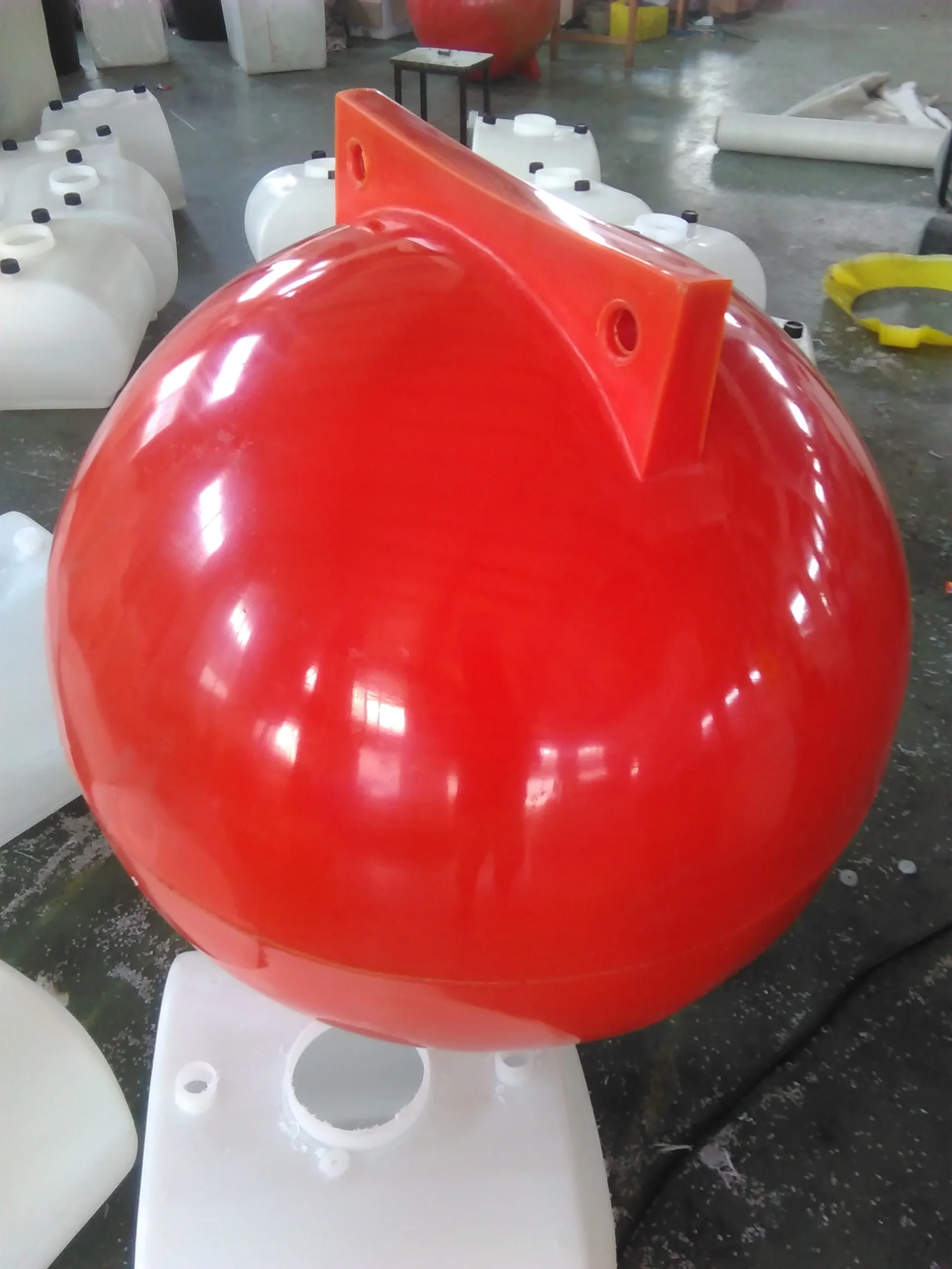 Two-ear Sea Buoy Warning Signs Molding Plastic Fishing Buoy Aquaculture Floating Ball Marine Buoy Floats