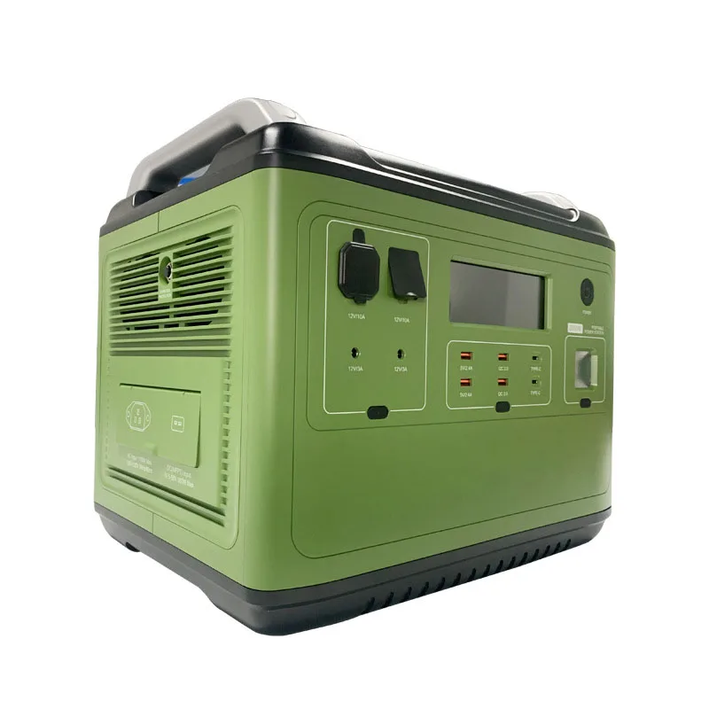 Custom energy storage 2000W portable home 220V outdoor camping lighting lithium iron phosphate solar mobile power