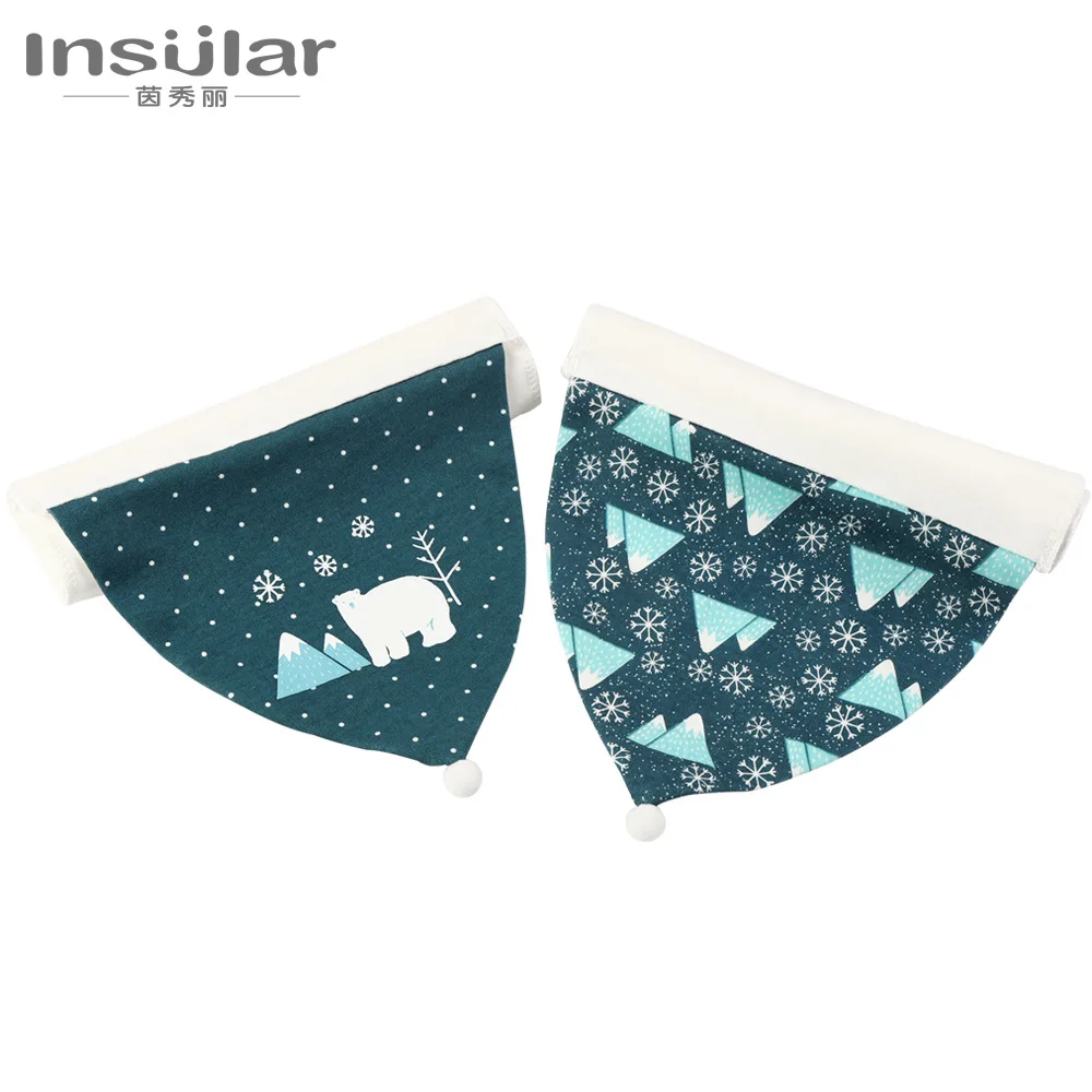  Factory Price Children Sweat Towels Cute Cartoon Print 6 Layer Gauze Baby