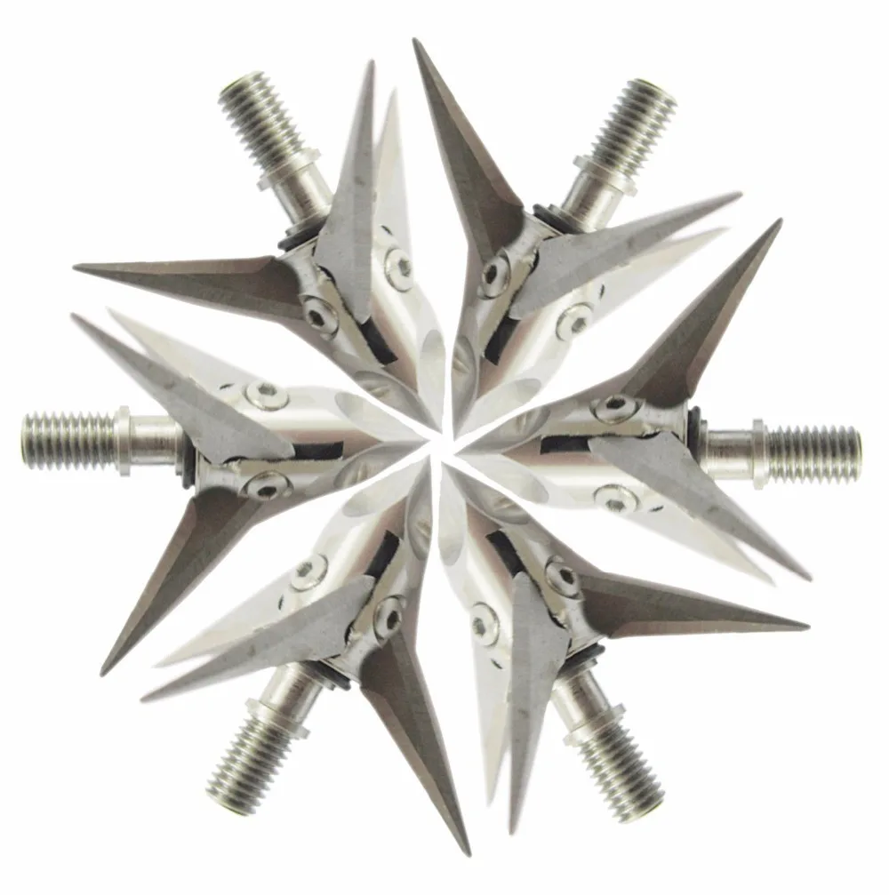 Archery Arrow Stainless Steel Ramcat Broadhead Arrowhead 100GR for Hunting