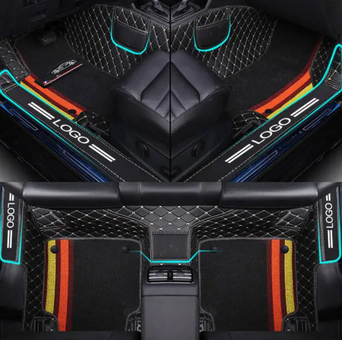 Car Floor Mats All Weather Anti-Slip Waterproof Floor Liners Car Mat Interior Accessories 4 Pieces Floor Wholesale Custom Car Ma