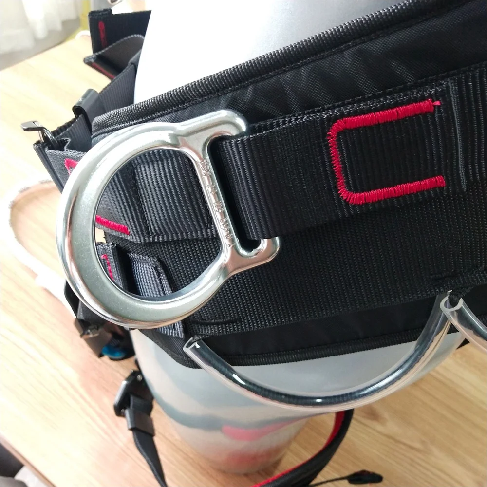 Mountain Tree-Climbing Access Fall Arrest Protection Equipment with Rope Bridge 5 Point Rescuing Full Body Harness