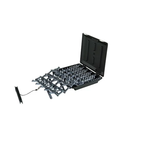 Аварийная система управления движением, переносная Выдвижная Дорожная безопасность, 3 м, пластиковый дорожный барьер, дорожный блок из нержавеющей стали, убийца шин LZJ