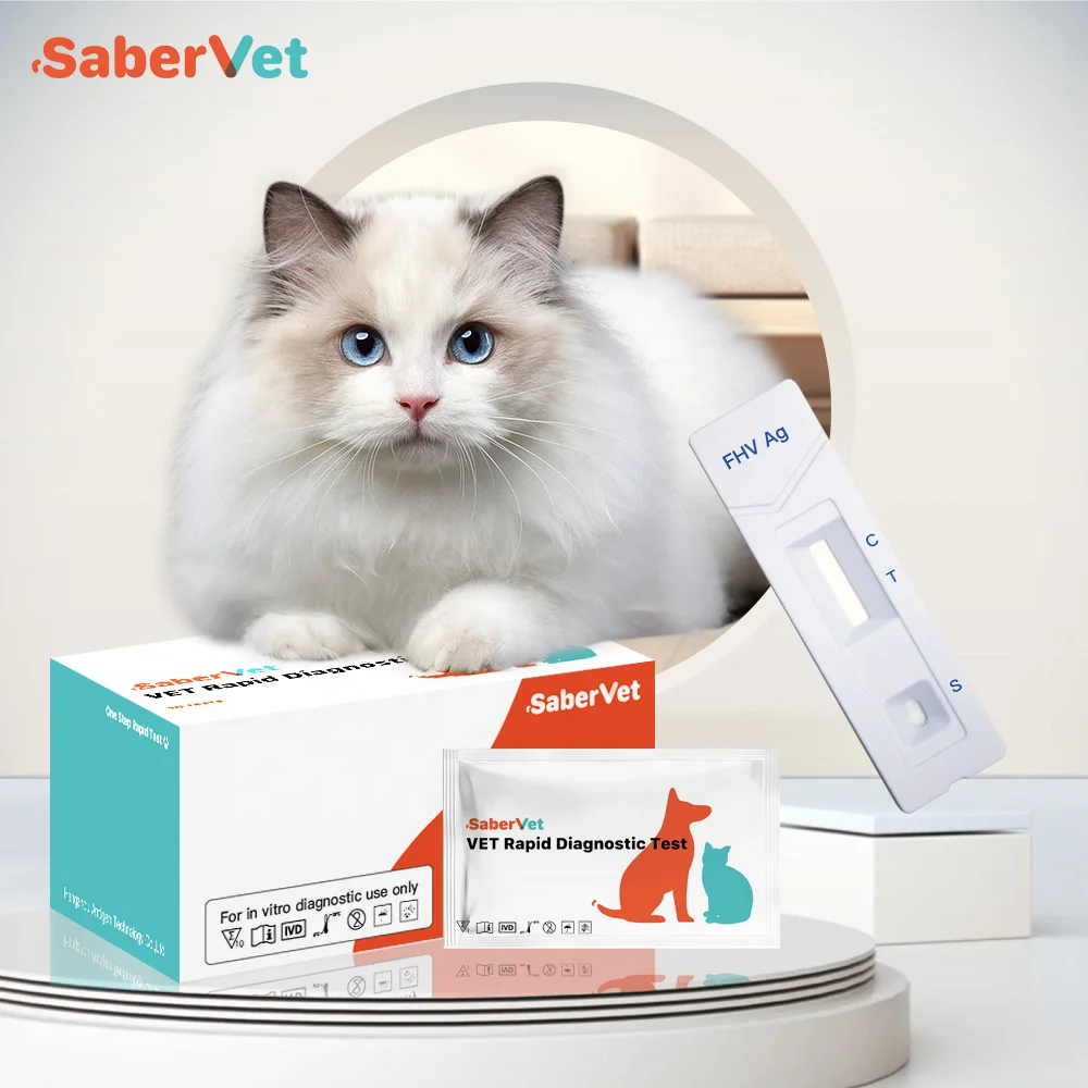 Hangzhou ITGen fhv ag feline herpesvirus diagnostic rapid test kit animal disease test kit