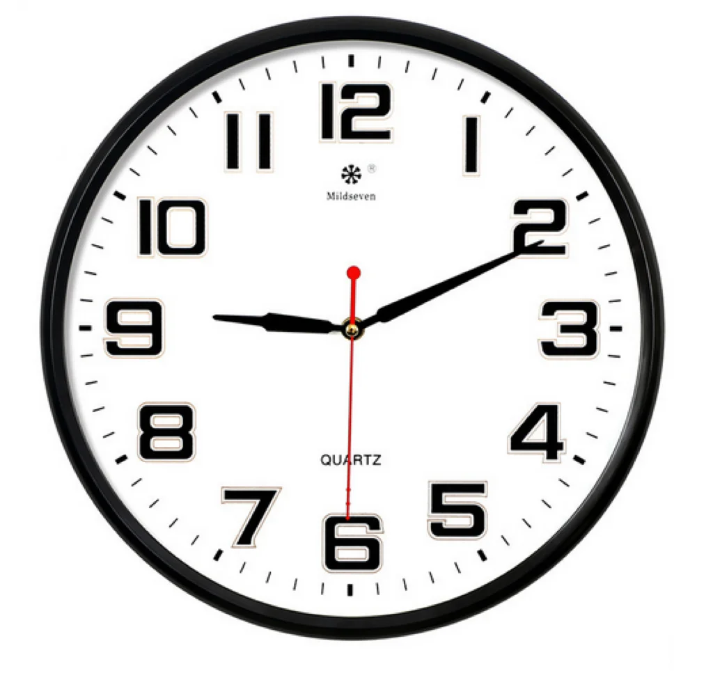 2024 new modern fashion wall clock silent movement