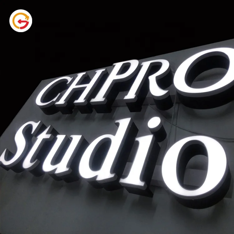 JAGUARSIGN Custom Illuminated Lighted Frontlit Logo Sign Shop 3D Led Channel Letters Advertising Barber Led Sign Manufacturer