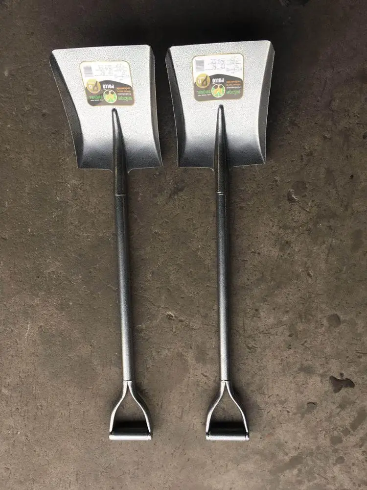 carbon steel square shovel with steel handle form tangshan city China