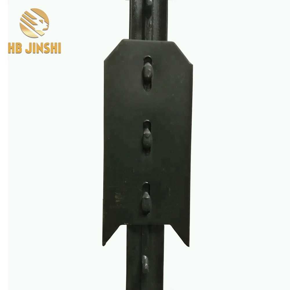 Light Duty 0.95lb/ft Green Painted Farm Fencing Studded T Fence Post