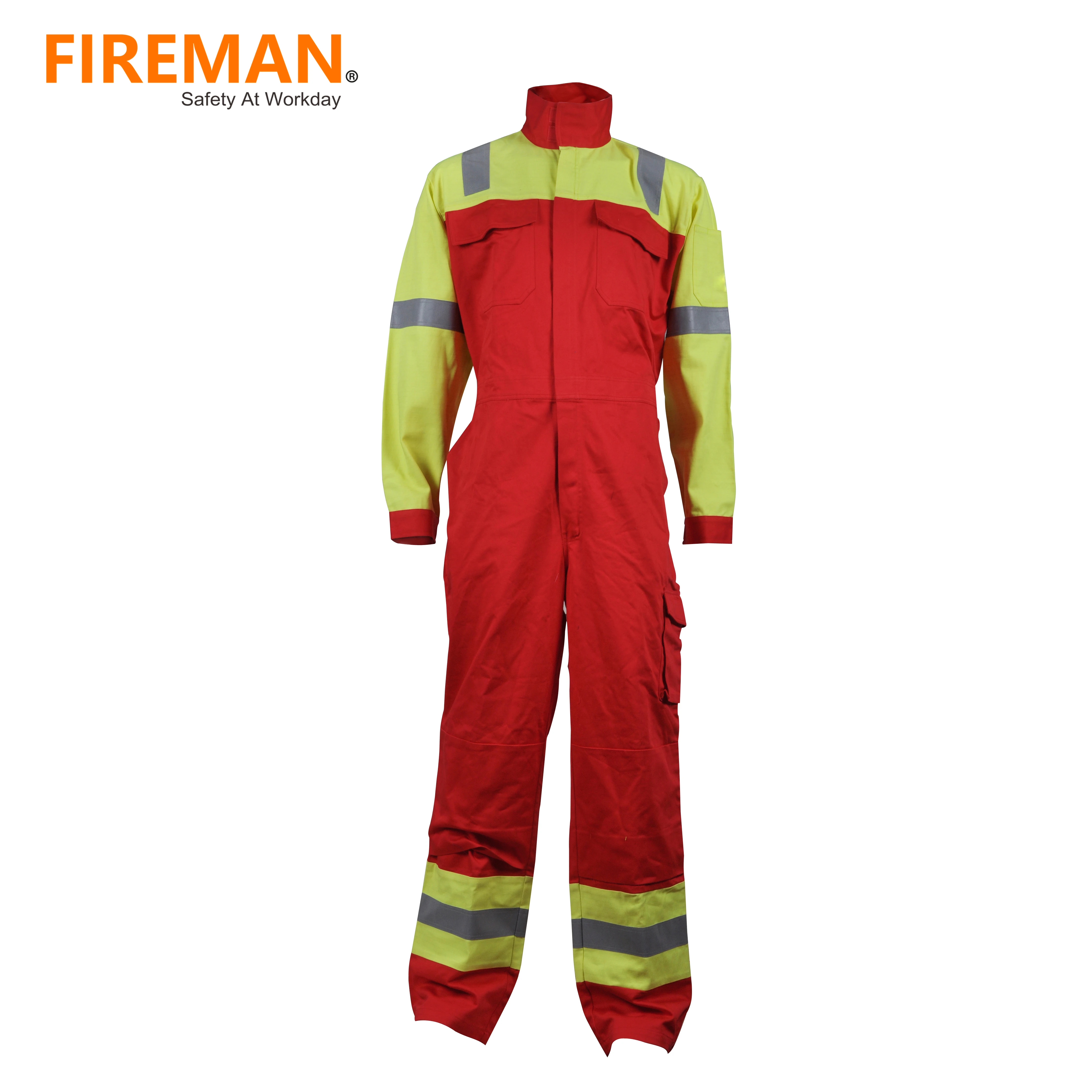 industrial high performance flame retardant workwear mining safety wear fire safety clothing