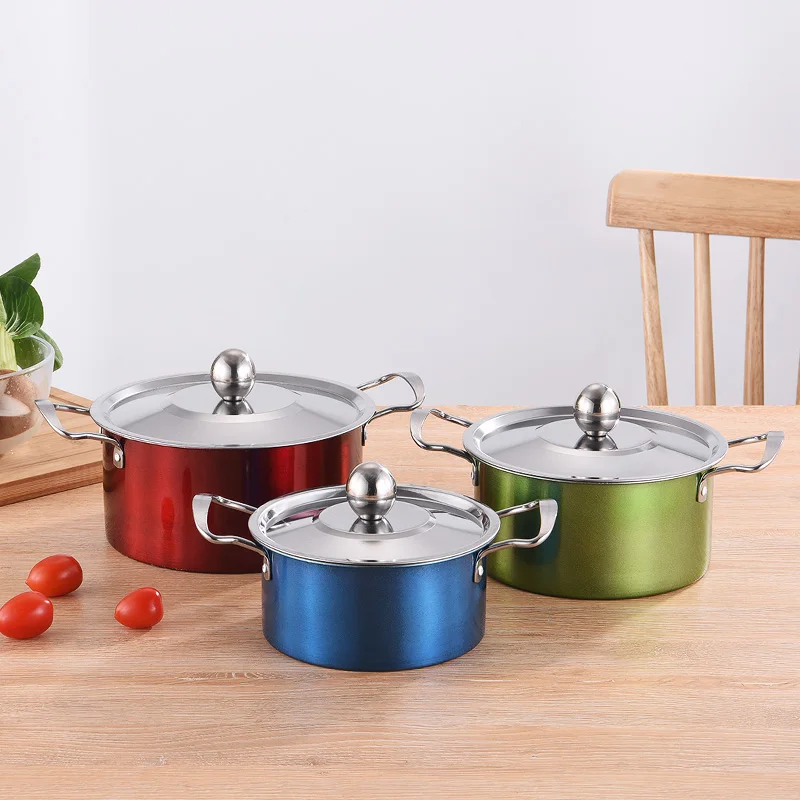Stainless steel  pot set gas stoves electromagnetic stoves general cookware sets