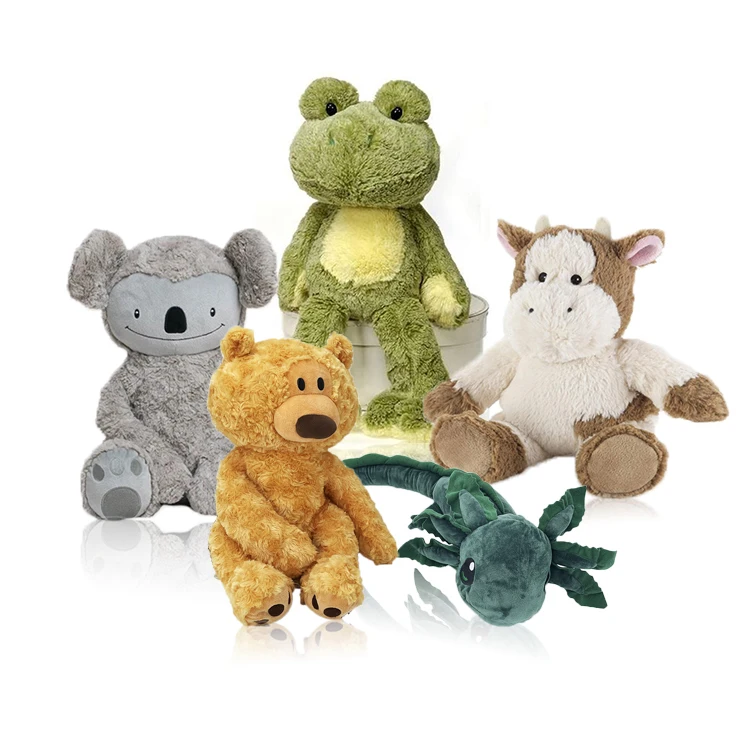 Super Floppy Target Educational Cute  Animals Stuffed Glass bean Plush Light Weight Toys for Kids toddlers sensory