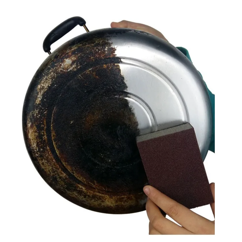 Nano Carborundum Sponge  Quickly Cleans Magic Eraser  Kitchen Removing Rust Cleaning Sponge The magic pot cleaner