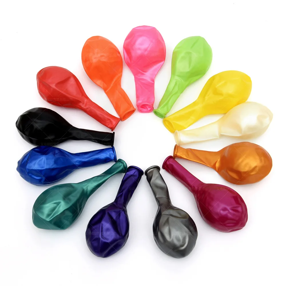 TS latex balloon all colors 12 inches 3.2g pearl metallic latex balloon high quality latex balloon for party decoration