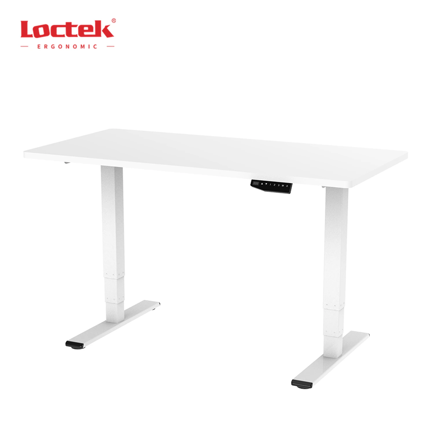 Самый экономичный Электрический регулируемый по высоте стоечный ПК стол Loctek ET275 с двухмоторной и противоударной системой