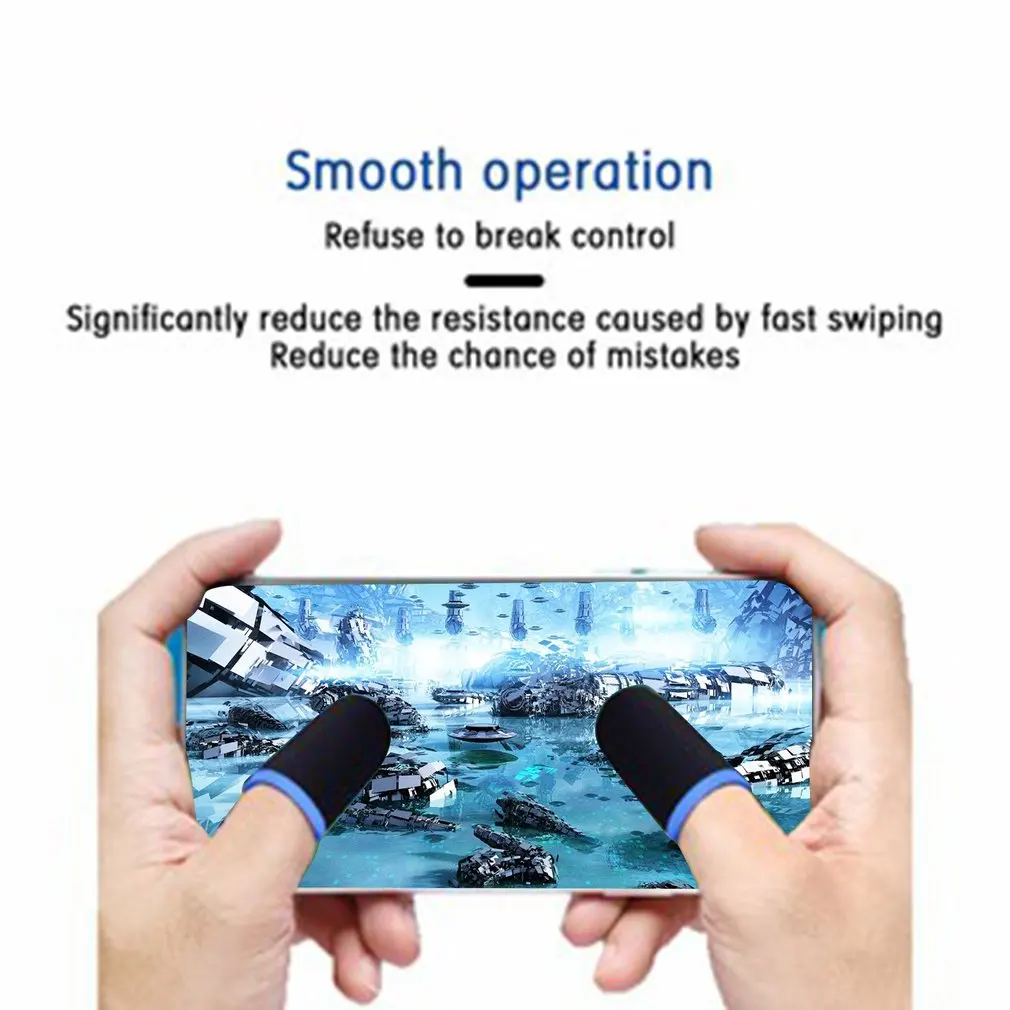 2022 New Finger Cover Game Controller For PUBG Sweat Proof Non-Scratch Sensitive Touch Screen Gaming Finger Thumb Sleeve Gloves