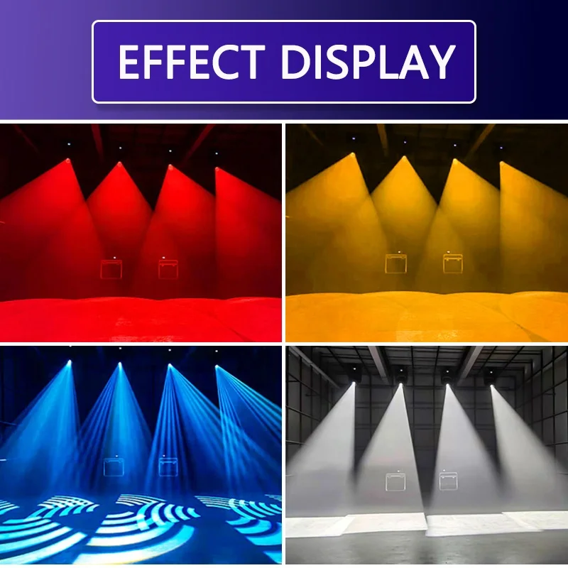 Honghe 800W CMY&CTO Zoom 4in1 Beam Wash Spot Cutting Profile Led Moving Head Lights With Mutifiy Pattern Effect