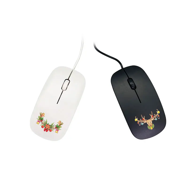 Gift Mouse for Christmas 3D button USB Wired Mouse Wholesale Customized Mouse Processing with Supplied Drawings M-002