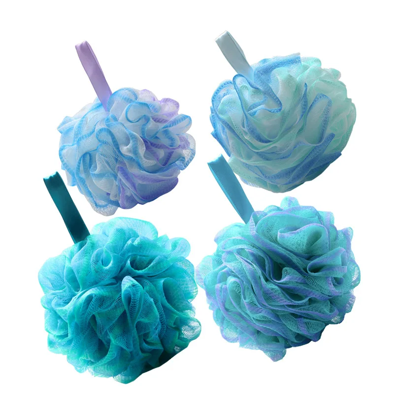 Super large 70g bath sponge body cleaning bath flower PE mesh bath ball