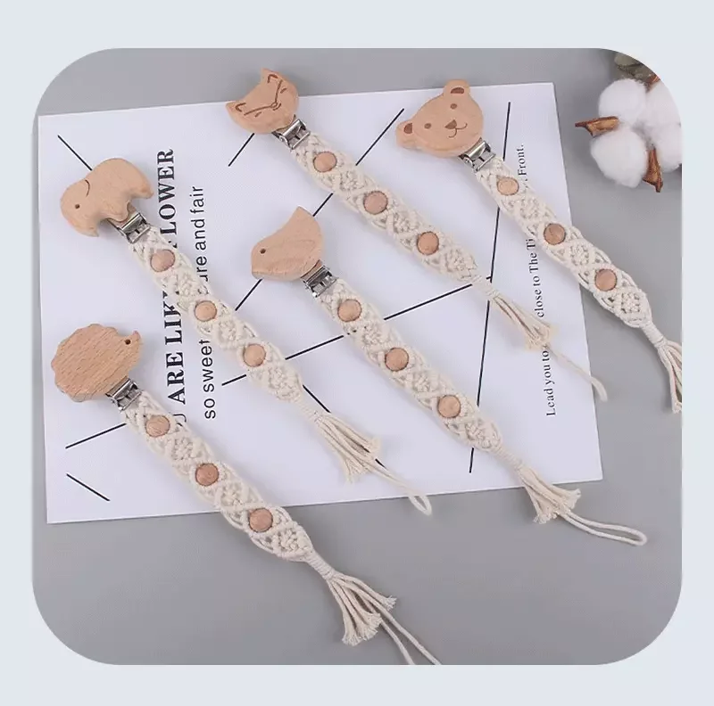 Fashion Baby Pacifier Chain Animal shaped