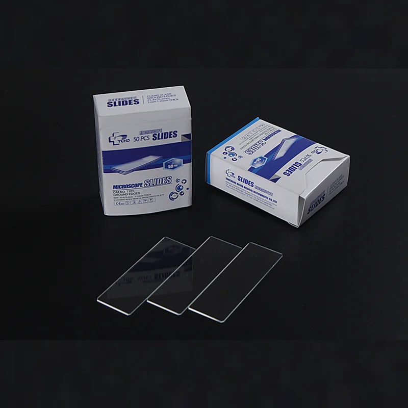 MDHC Free Samples Beveled Edge Glass Microscope Slide