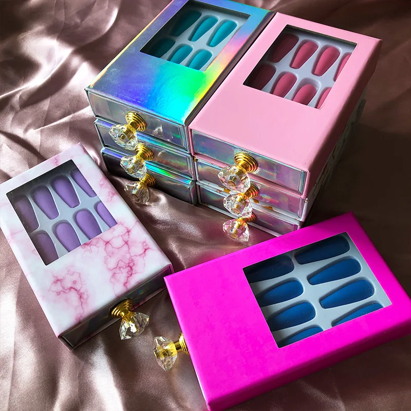 Nail Products ABS Customized Finger Nails Press on Fakenail Luxury Nail Accessories