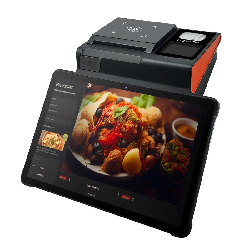 Hanbu Professional Manufacturer Android Pos System 11 Inch Tablet Pos Stand Android 12 Terminal With Printer