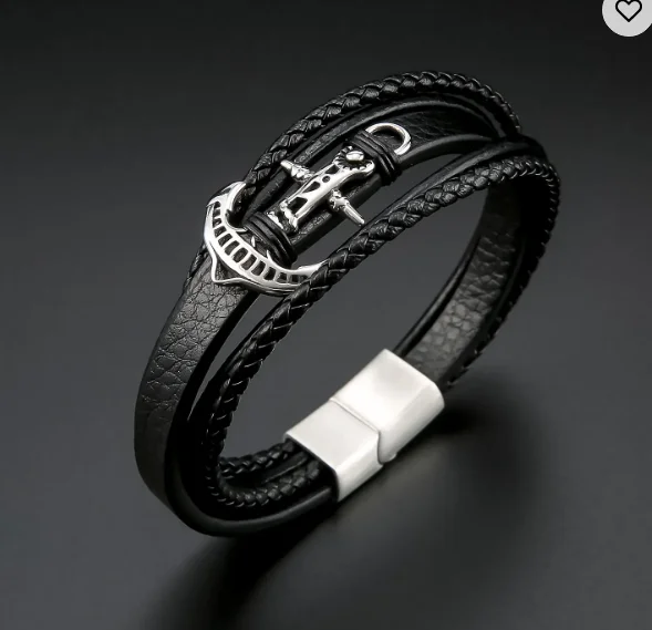Fashion men and boy mens bracelets luxury jewelry mens designer bracelets with magnet